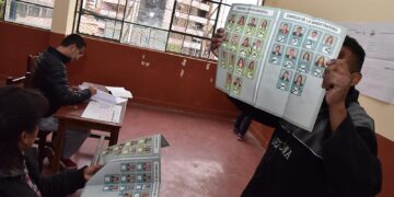 Conteo de votos en el proceso de las elecciones judiciales de 2017.