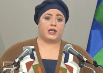 La ministra de la Presidencia, María Nela Prada.