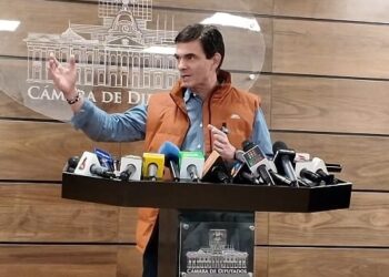 El senador Rodrigo Paz