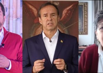 Los precandidatos del bloque opositor.