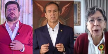 Los precandidatos del bloque opositor.