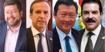 Los principales aspirantes de la oposición para hacerle frente al MAS.