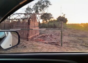 El reten ilegal en Santa Cruz.