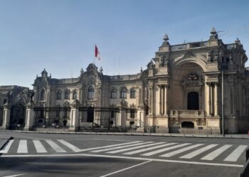 El Palacio de Gobierno de Perú.