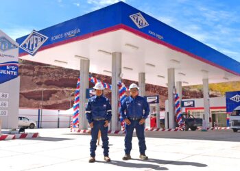 La nueva estación de servicio en Tarija.