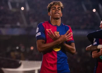 Lamine Yamal celebra un gol con Barcelona (FC Barcelona)