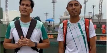 Federico Zeballos y Boris Arias, la dupla masculina de tenis de mucho éxito en la región.