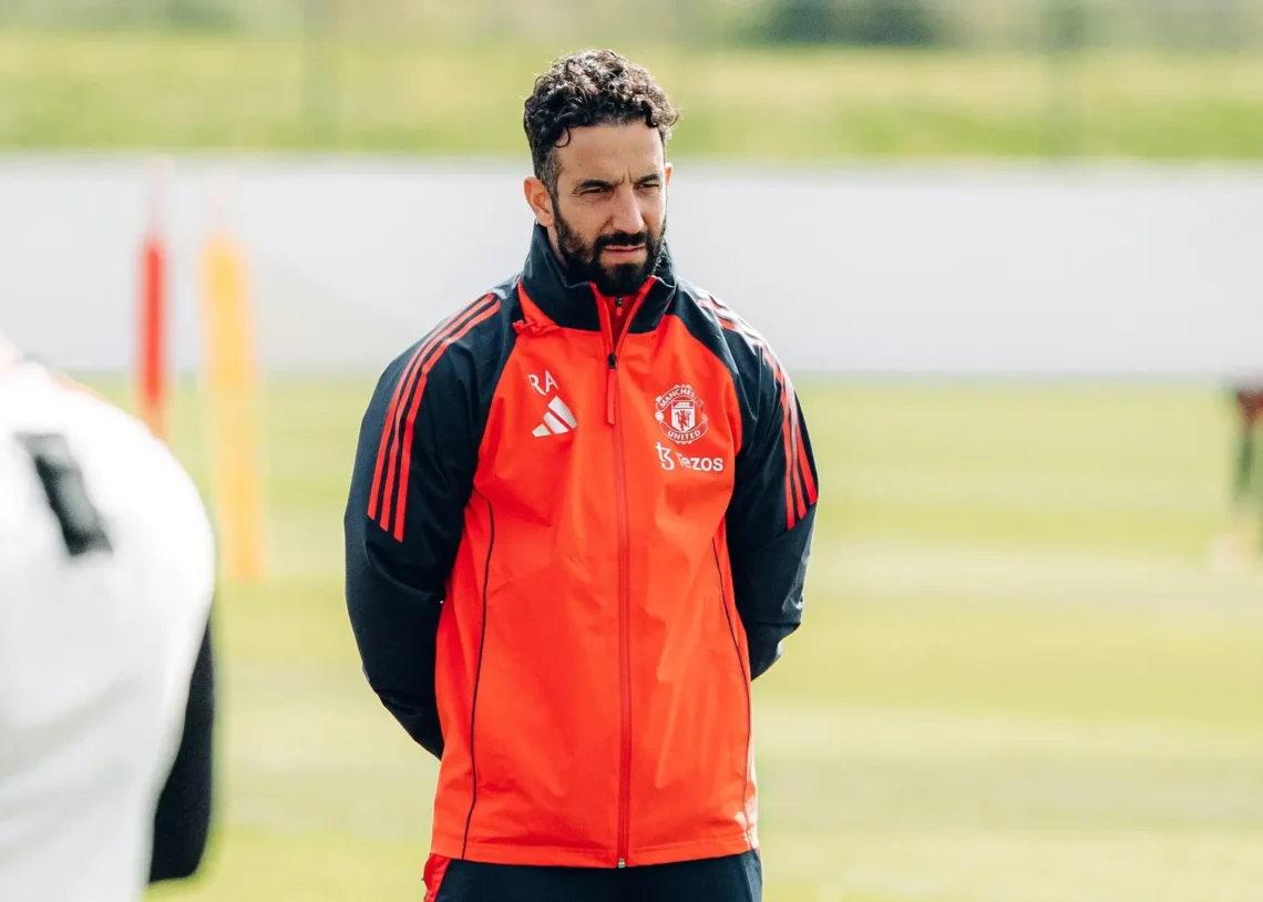 Ruben Amorim en un entrenamiento