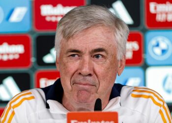 Carlo Ancelotti en conferencia de prensa
