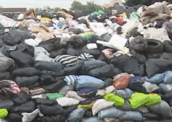 La basura acumulada en Cochabamba.
