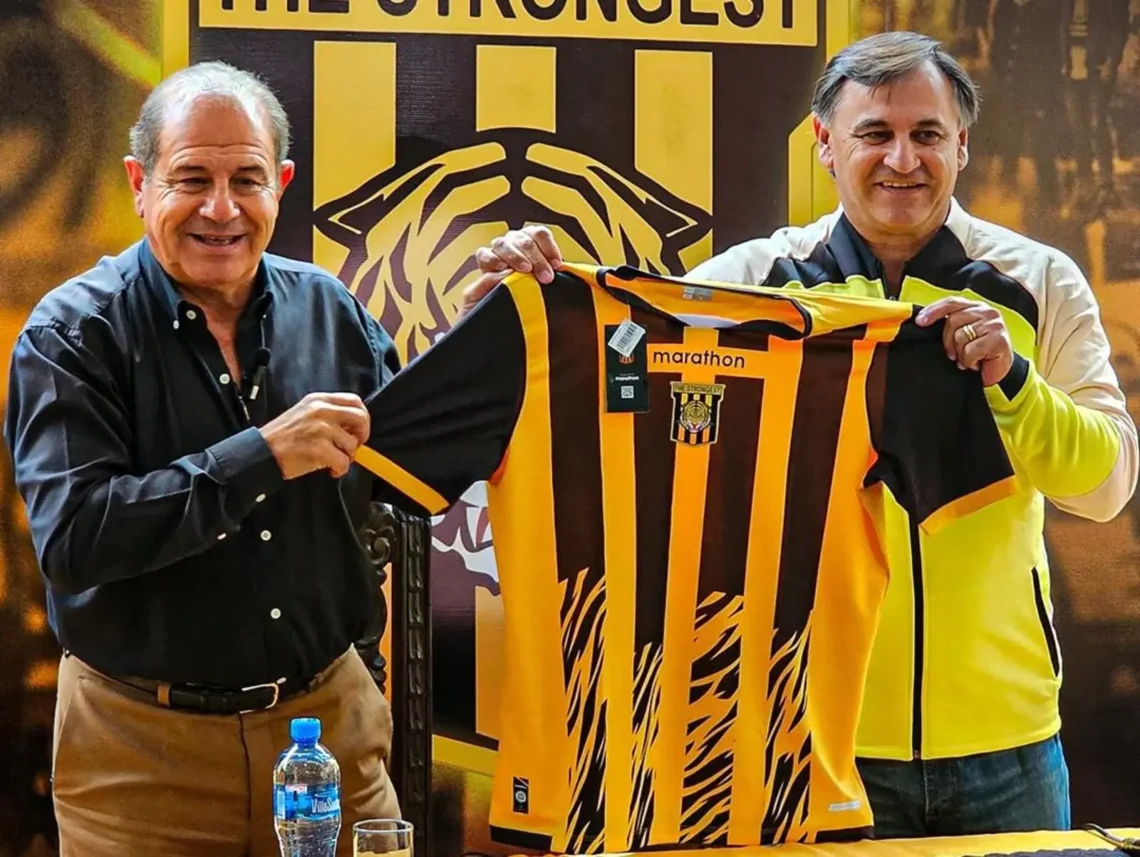 Sergio Asbún junto a Carlos Bustos