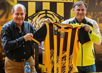 Sergio Asbún junto a Carlos Bustos