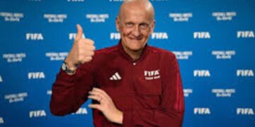 Pierluigi Collina, presidente de la Comisión de Árbitros de la FIFA