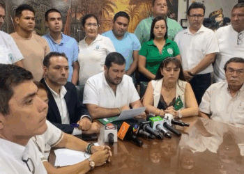 El directorio del Comité pro Santa Cruz.