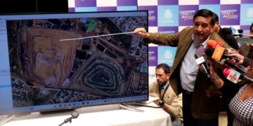El secretario de Gobernabilidad de la Alcaldía de Cochabamba, Gustavo Camargo., explica sobre la situación en K'ara K'ara.