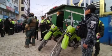 La Policía lanzó el plan de seguridad ciudadana en la Ceja de El Alto tras el hecho. FOTO: GAMEA