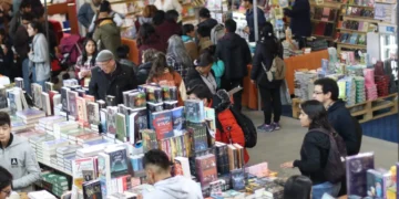 Una imagen de la Feria Internacional del Libro de La Paz de 2024. FOTO: CDLLP