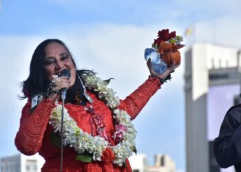 La activista María Galindo.