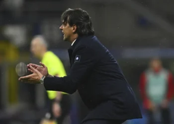 Simone Inzaghi en un partido