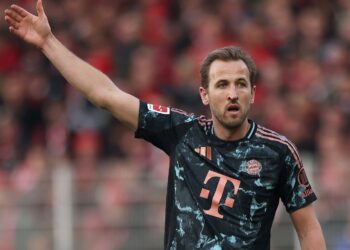 Kane con la camiseta del Bayern Múnich