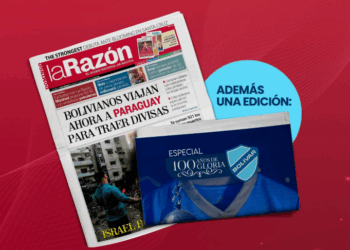 La razón vuelve al papel impreso el domingo.