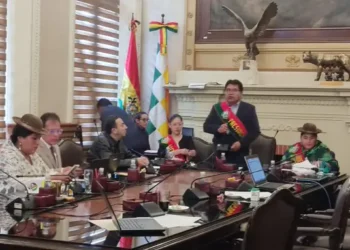 El nuevo presidente del Concejo Municipal, Lucio Quispe.
Foto: Erbol