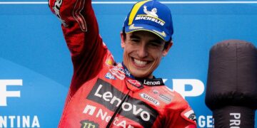 Márquez tras ganar el GP en Argentina