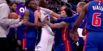 Una parte de los incidentes en la NBA