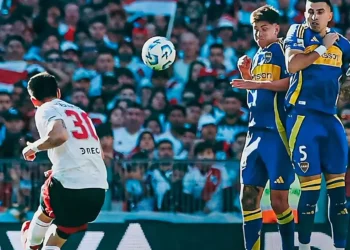 El tiro libre de Franco Mastantuono