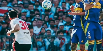 El tiro libre de Franco Mastantuono