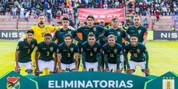 El once que Bolivia presentó frente a Uruguay