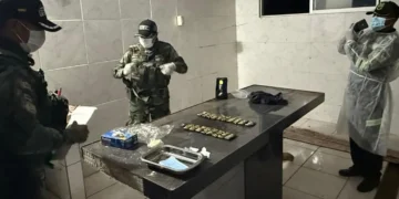 Las cápsulas que llevaba la víctima en su estómago