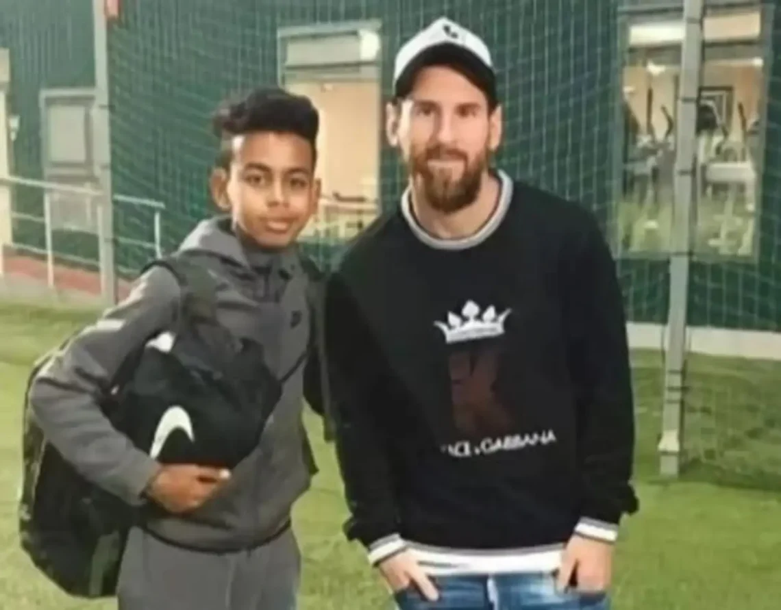 Lamine Yamal y Lionel Messi