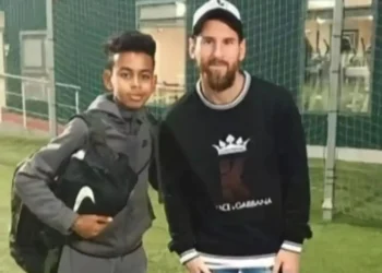 Lamine Yamal y Lionel Messi
