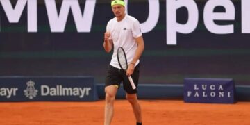 Alexander Zverev después de un partido