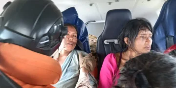 Los ocupantes de la avioneta desaparecida fueron rescatados con vida. FOTO: Ministerio de Defensa.