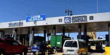 Uno de los puntos donde se implementará el telepeaje es en el Peaje de la Autopista La Paz - El Alto. FOTO: Vías Bolivia