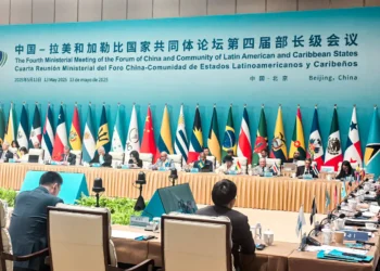 La canciller Celinda Sosa participa del Foro Ministerial CELAC - China. Foto: Cancillería.