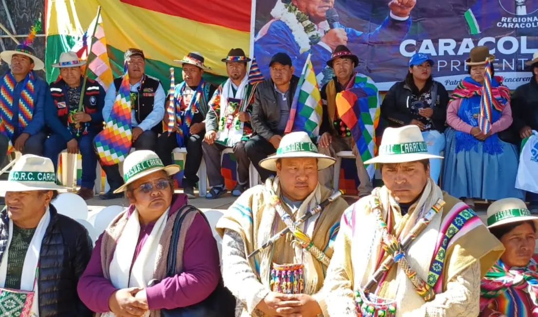 El dirigente Ponciano Santos apareció en Caracollo, Oruro.