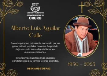 El exprefecto de Oruro y compositor de música , Luis Alberto Aguilar, falleció este domingo. FOTO: RRSS