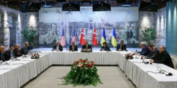Las delegaciones reunidas en Turquía/AFP