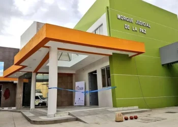 Frontis de la Morgue Judicial de La Paz. FOTO: Ministerio de Salud