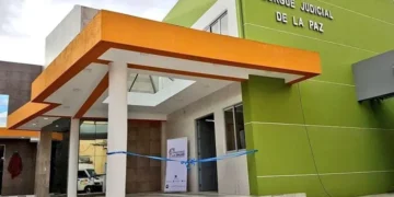 Frontis de la Morgue Judicial de La Paz. FOTO: Ministerio de Salud