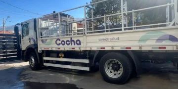 Se paralizan las operaciones de la maquinaria pesada de la Alcaldía de Cochabamba. FOTO: GAMC