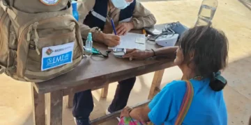 Las brigadas médicas acudieron hasta las zonas afectadas. Foto: Ministerio de Salud.
