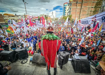 Andrónico Rodríguez aceptó ser candidato presidencial en Oruro.