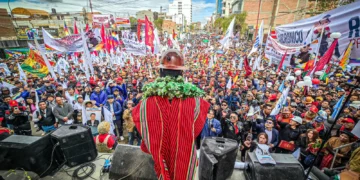 Andrónico Rodríguez aceptó ser candidato presidencial en Oruro.
