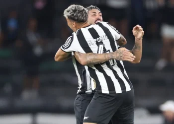 Festejo de los jugadores de Botafogo