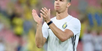 El portugués Cristiano Ronaldo con la casaca de su actual club (CR-7)