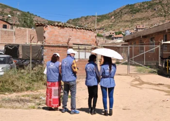 Delegación defensorial visita la cárcel de El Abra, Cochabamba. Foto: Defensoría del Pueblo